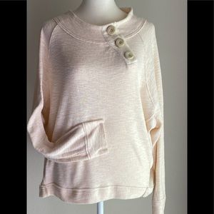 We The Free Cream Slouchy Top Medium
